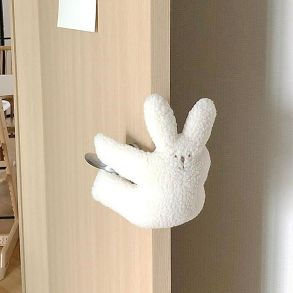 Fridja Home Cartoon Door Stop Door Hanging Cute Rabbit Bear Plush Guard Children's Door Seam Anti-pinch Hand Door Stop