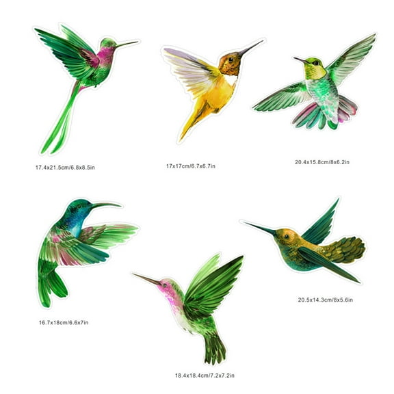 Fridja Hummingbird Bird Sticker Room Living Room Window Decoration Wall Sticker for Home Decor