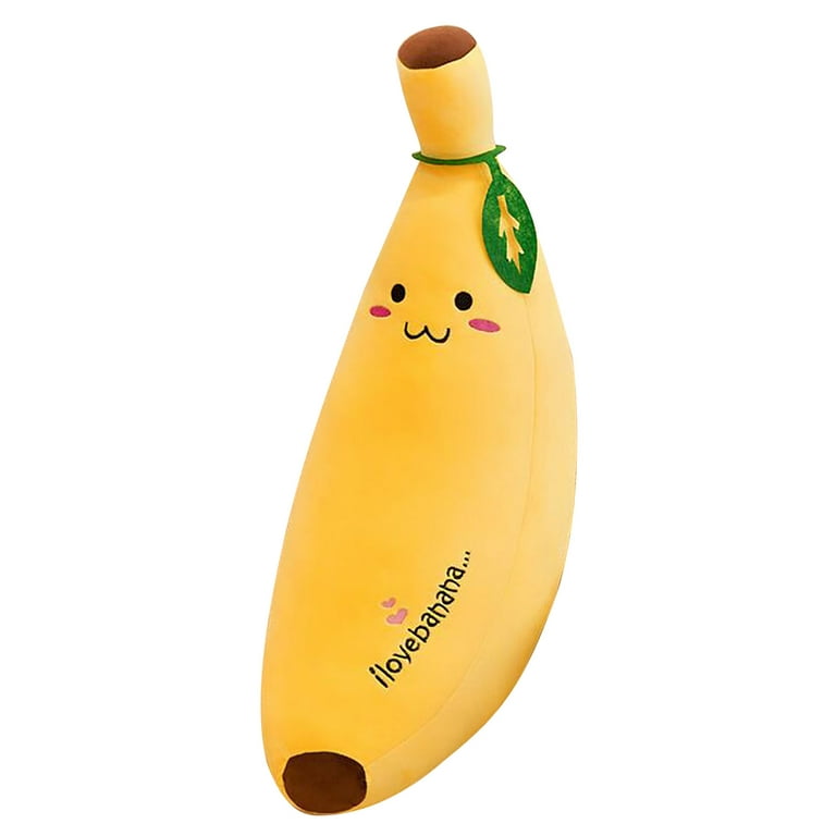 Cartoon Banana Plush Toy Soft Cushion Kids Fruit Toys 35cm/50cm
