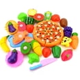 thumbnail image 1 of Fridja Kids Pretend Role Play Kitchen Fruit Vegetable Food Toy Cutting Set Gift, 1 of 8