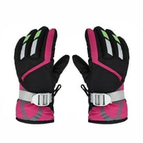 Fridja Kids Winter Gloves Waterproof Snow Ski Gloves Warm Unisex Gloves Mittens Windproof for Cold Weather Girls Boys Children 6-11 Years Old