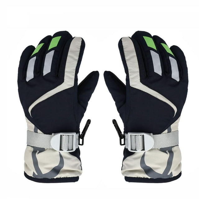 Fridja Kids Winter Gloves Waterproof Snow Ski Gloves Warm Unisex Gloves Mittens Windproof for