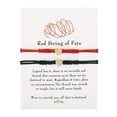 thumbnail image 1 of Fridja Knotted Red Rope Bracelet Length Lovers Paper Card Bracelet Bracelet, 1 of 2