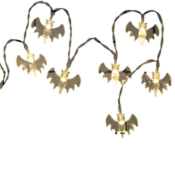 Fridja LED Halloween Lights Bat String Lights Party Atmosphere Decoration Lights Halloween Decorations