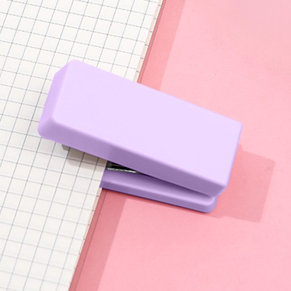 Fridja Macaron Color No 12 Mini Stapler for Office Use and Document Binding Compact Effortless Operation with Smooth Press Design Portable Durable Construction