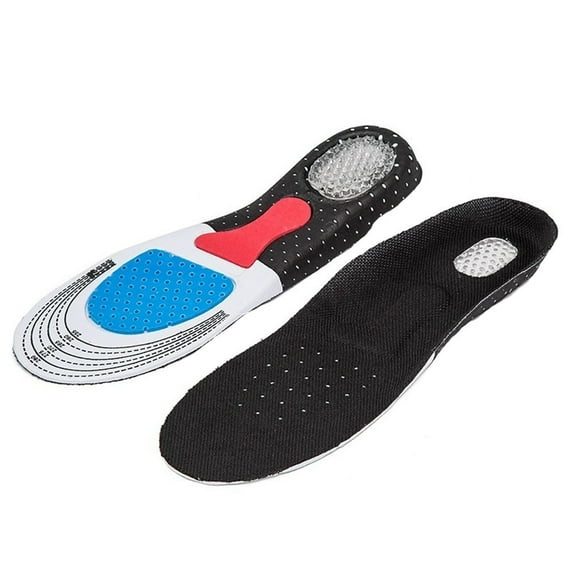 Fridja Men and Women's Fashion Silica Gel Insoles Orthotic Sport Running Shoes Insoles