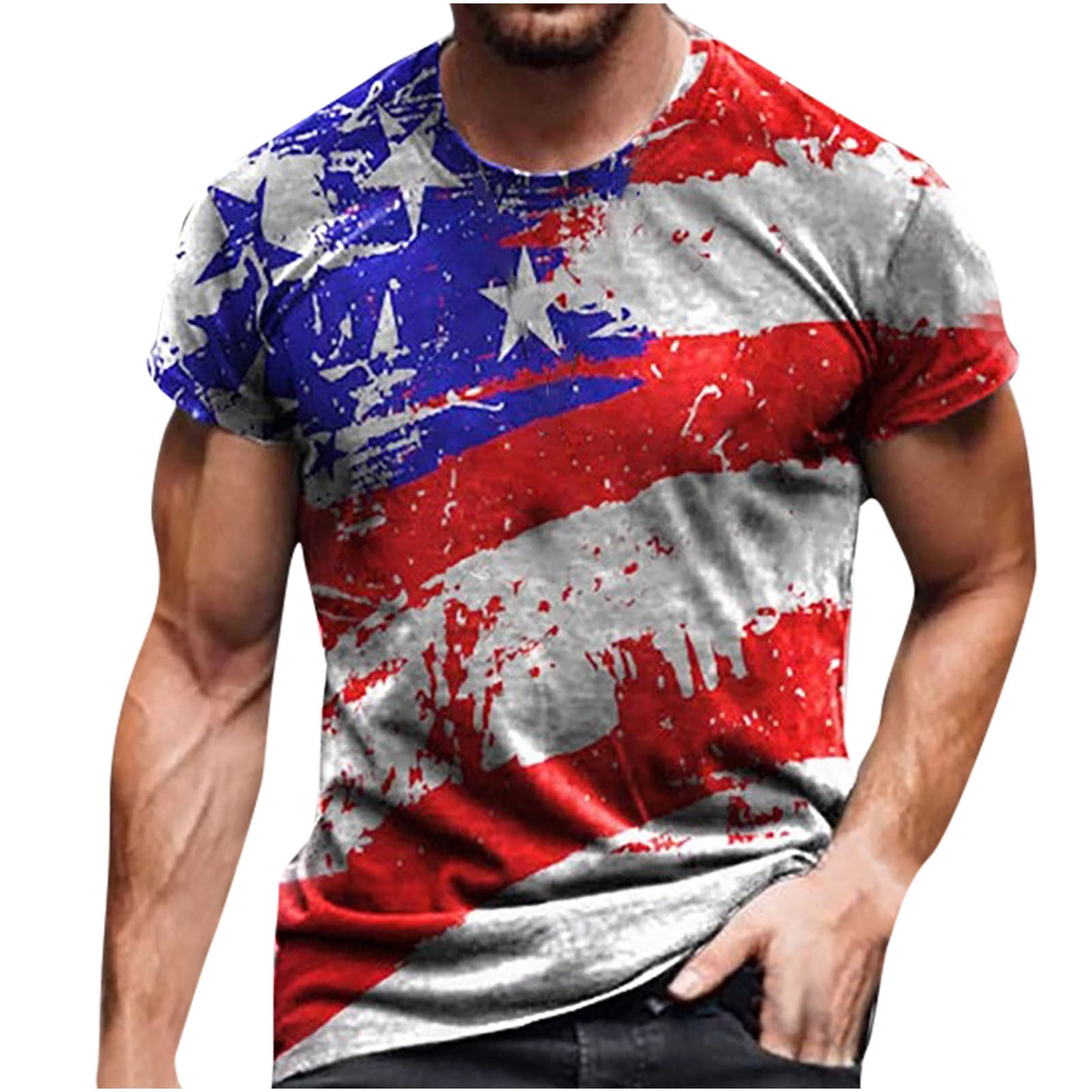 Flag of the United States High Quality Mens T shirt In Lowest Price In BD main image 1