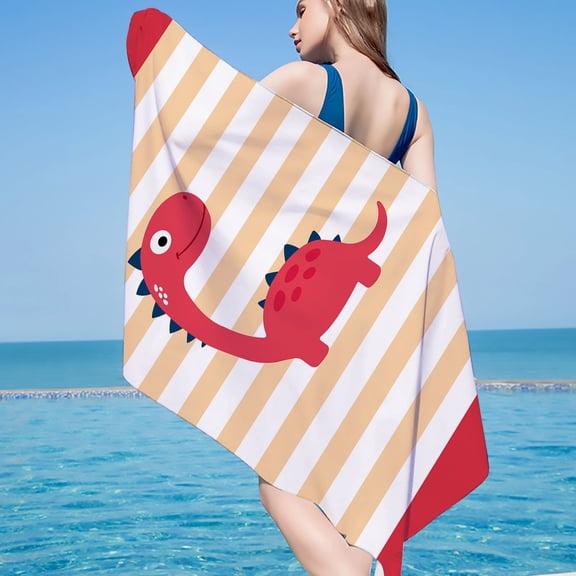 Fridja Microfiber Beach Towel Super Lightweight Colorful Bath Towel Sandproof Beach Blanket Multi-Purpose Towel For Travel Swimming Pool 30x60 Inch Clearance
