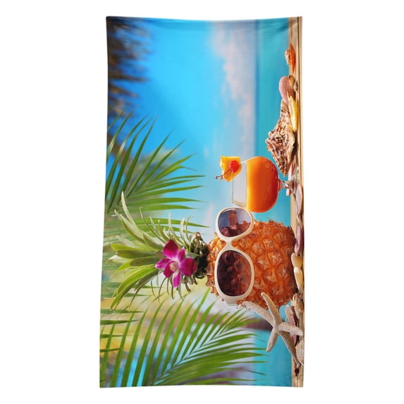 Fridja Microfiber Beach Towel Super Lightweight Colorful Bath Towel Sandproof Beach Blanket Multi-Purpose Towel For Travel Swimming Pool 30x60 Inch Clearance