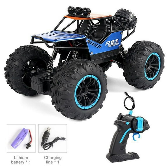 Fridja Monster Truck Toys 1:18 Scale RC Car 4D Off Road Vehicle Radio Remote Control Car High-Speed Drift