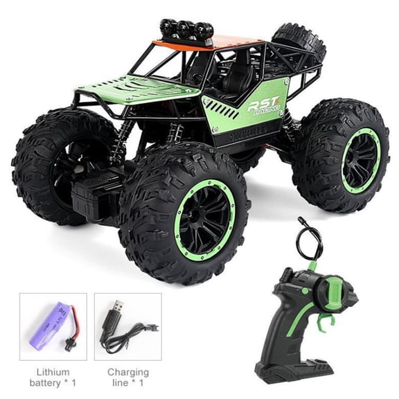 Fridja Monster Truck Toys 1:18 Scale RC Car 4D Off Road Vehicle Radio Remote Control Car High-Speed Drift