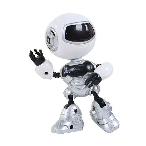 Utoimkio Novelty Puzzle Alloy Robot Induction Music And Light Variable Modeling Toy Gift