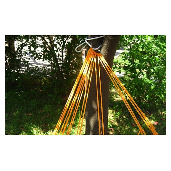 Fridja Outdoor Camping Portable Hammocks Comfortable Hanging Nylon Mesh Rope Hammocks