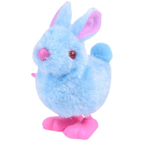 Fridja Pluh Bunny Toys Infant Child Stuffed Toys Hopping Wind Up Easter Gift