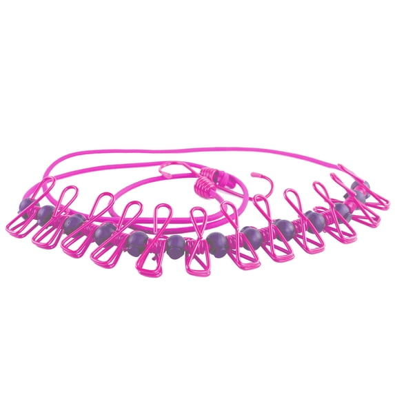 Fridja Positioning Buckle Clothesline,Portable Windproof Travel Clothesline