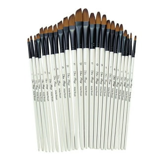 Design connection Professional Artist Paint Brush Set of 12  Pcs Painting Brushes Kit for Kids, Adults Fabulous for Canvas, Watercolor &  Fabric (Black & Gold) 