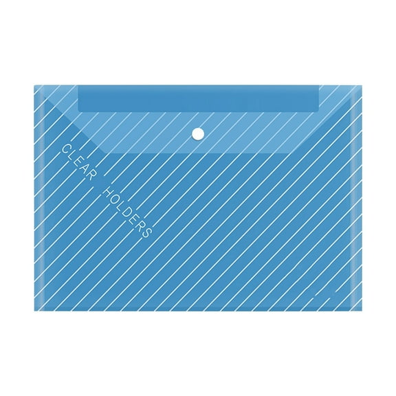 Fridja Reinforced A4 Size Clear Document Holder Heavy Duty Plastic Folder for Office Files and Important Papers Waterproof Tear Resistant Protective Sleeve