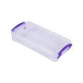 thumbnail image 1 of Fridja Reinforced Clear Storage Box with Dual Handle Clasps for Art Supplies and Drawing Tools Thick Transparent Plastic Case Durable Organizer for Professional Use, 1 of 3