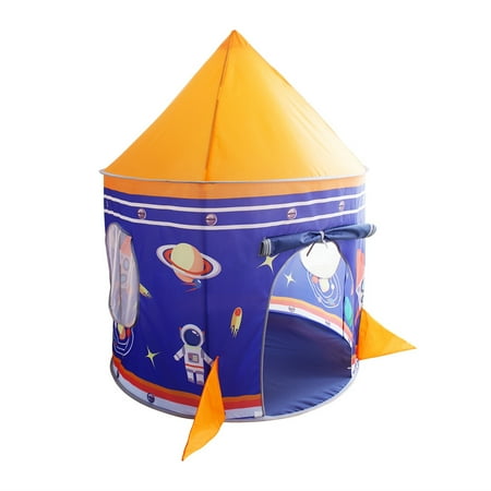 Utoimkio Rocket Spacecraft Through The Kids Play Tent Toys Gifts For Boys Girls Toddler 1 2 3 4 5 6+ Years Old Tent