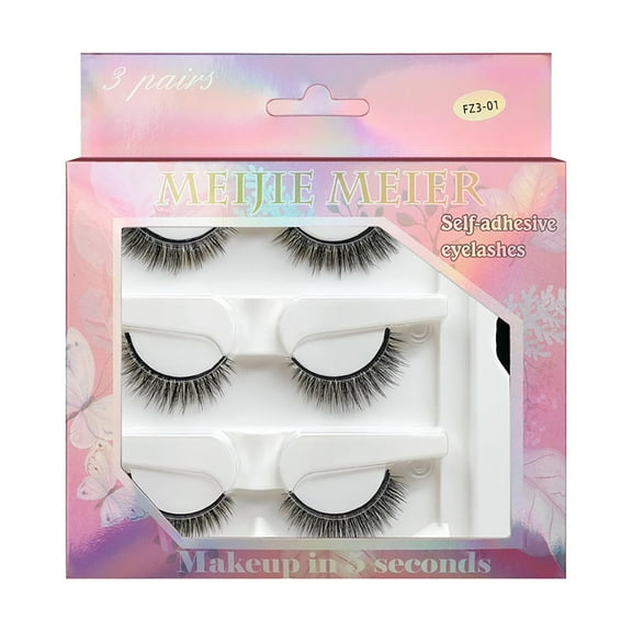 Fridja Selfadhesive False Eyelashes Gluefree Natural 3D Selfadhesive Eyelashes