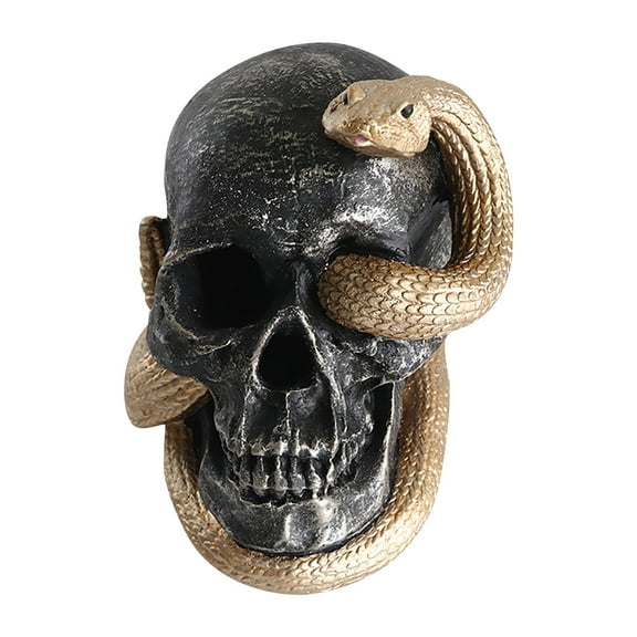 Fridja Simulation Skull Halloween Decoration Horror Luminous Snake Around Ghost Halloween Decorations