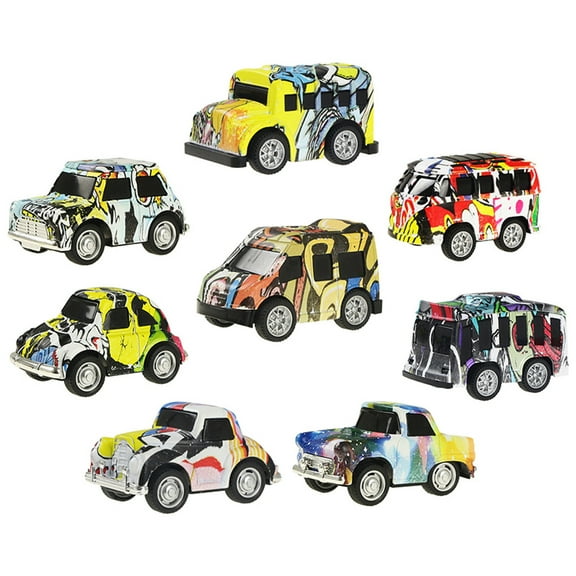 Fridja Simulation Sliding Alloy Racing Car 8 Multi-color Model Small Sports For Kids