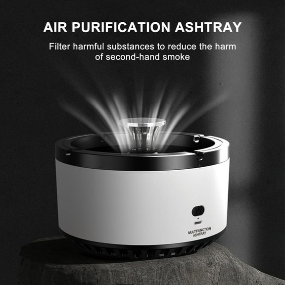 Fridja Smart Ashtray, Multifunctional Ashtray For Indoor Home Office Clearance