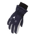 thumbnail image 1 of Fridja Snow Gloves for 5-12 Years Old Kids Ski Winter Gloves Rose Embroidery Windproof Children Warm Gloves for Toddler Girls Boys, 1 of 2