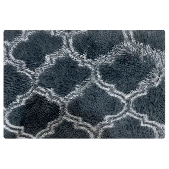 Fridja Soft Rugs Anti-Skid Shaggy Area Rug Dining Room Home Bedroom Carpet Floor Clearance