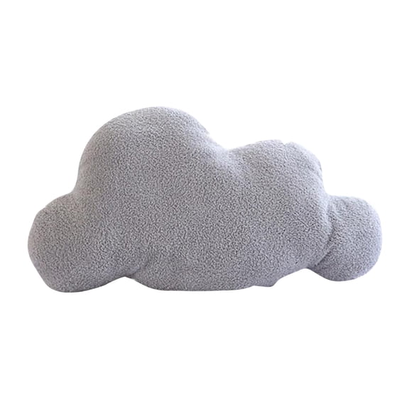 Fridja Soft Velvet Cloud Outdoor Pillow Soft Car Plush Nap Pillow Sofa Cushion Girls Kids Cloud Pillow Cartoon Clouds Shaped Throw Pillows