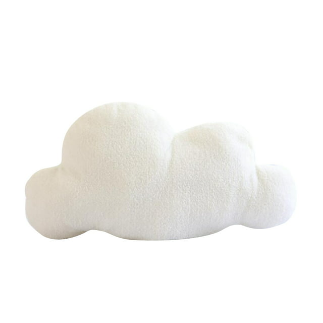 Fridja Soft Velvet Cloud Outdoor Pillow Soft Car Plush Nap Pillow Sofa Cushion Girls Kids Cloud Pillow Cartoon Clouds Shaped Throw Pillows