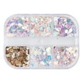 thumbnail image 1 of Fridja Style Nail Sequins Summer Color Translucent Irregular Nails Irregular Pat, 1 of 2