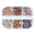 thumbnail image 1 of Fridja Style Nail Sequins Summer Color Translucent Irregular Nails Irregular Pat, 1 of 2