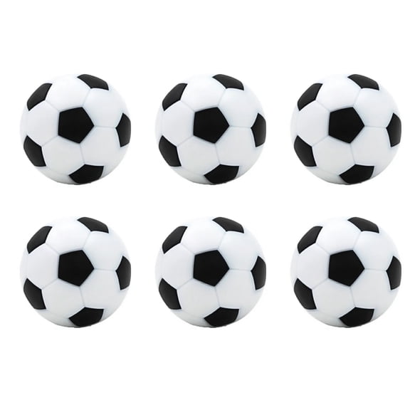 Table Football 6 Pieces Table Football Balls 32mm Mini Soccer Balls Replacement For Foosball Table Game Accessory