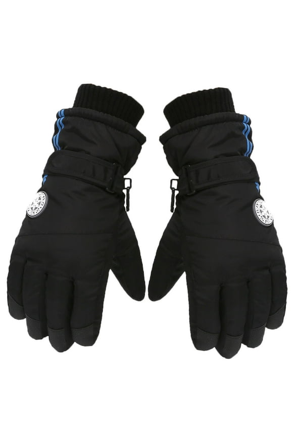 Teenager Winter Gloves Thickened Snow Ski Gloves Warm Unisex Gloves Mittens Windproof for Cold Weather Girls Boys Children 10-15 Years Old
