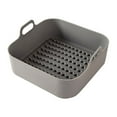 thumbnail image 1 of Fridja Thickened High Temperature Silicone Barbecue Plate Air Fryer Silicone Pot, 1 of 4