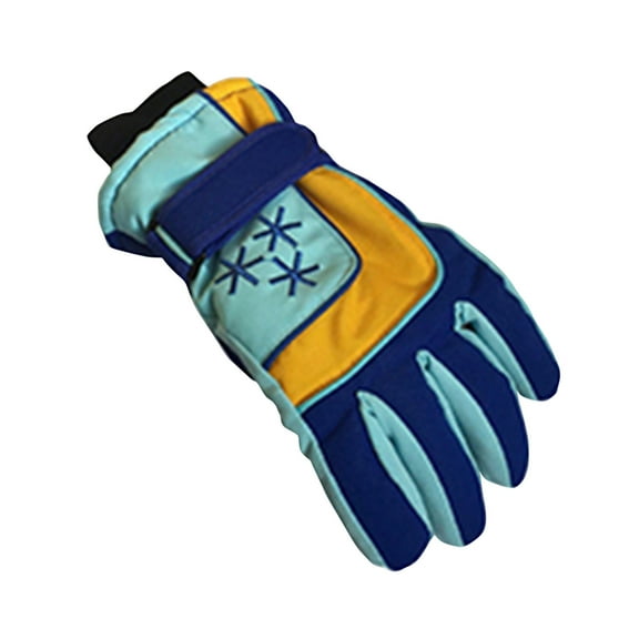 Fridja Toddler Kids Baby Boys Girls Warm Full Finger Ski Gloves Snow Mittens 4-12 Years Old