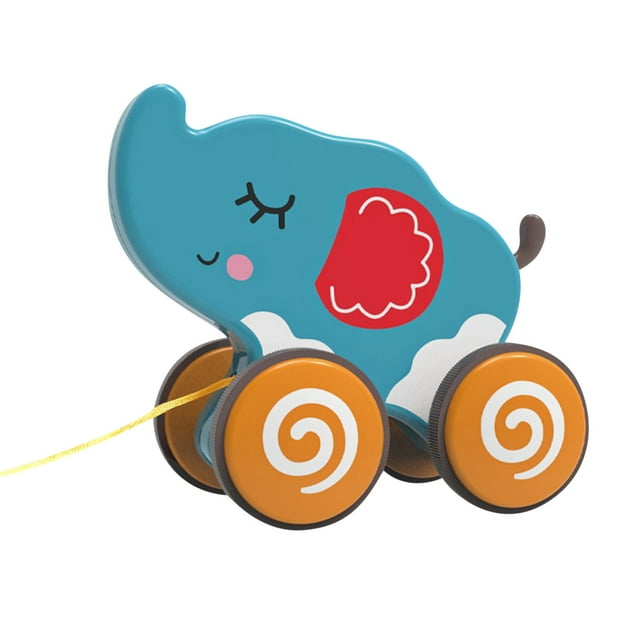 Fridja Toddler Push & Pull Toys, PullAlong Baby Toy with Wheels for