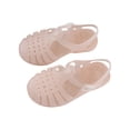 thumbnail image 1 of Fridja Toddler Sandles Girls Jelly Sandals Rubber Sole Closed Toe Princess Flat Summer Shoes for 1-4 Years Old Kids, 1 of 7