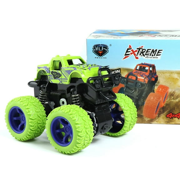 Fridja Trucks Toys for BoysGirls Friction Cars Playset, and Wheels for Kids Birthday Christmas