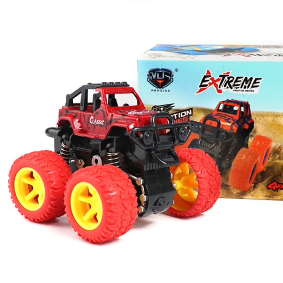 Fridja Trucks Toys for BoysGirls Friction Cars Playset, and Wheels for Kids Birthday Christmas