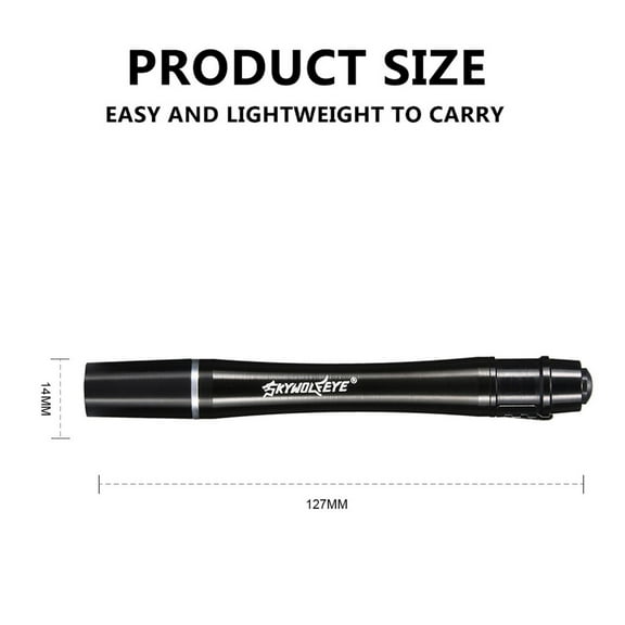 Fridja UV Ultra LED Flashlight Blacklight Light 395 nM Inspection Lamp Torch