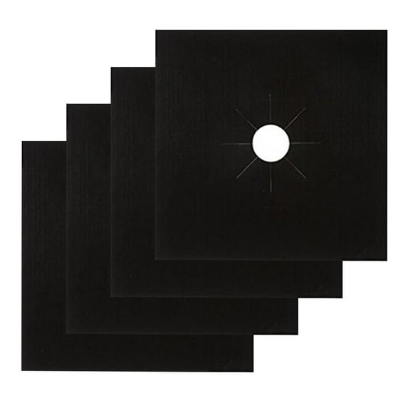 Fridja Universal Reusable Gas Range Stove Top Burner Protector Liner Cover For Cleaning