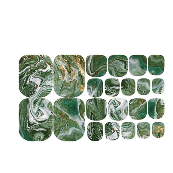 Fridja Waterproof Cute Toe Nail Stickers Summer Fashion Manicure Foot Stickers