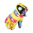 thumbnail image 1 of Fridja Winter Gloves for 3-5 Yeares Old Kids Boys Girls Snow Windproof Mittens Outdoor Sports Skiing, 1 of 2