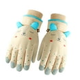 thumbnail image 1 of Fridja Winter Gloves for Kids Boys Girls Snow Windproof Mittens Outdoor Sports Skiing 6-12 Years Old, 1 of 5