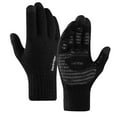 thumbnail image 1 of Fridja Winter Warm Touchscreen Gloves for Men and Women Touch Screen Fleece Lined Knit Anti-Slip Wool Glove Touchscreen Glove Unisex Non-slip Grip Elastic Cuff Knit Stretchy, 1 of 9