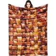 thumbnail image 1 of Fried Bacon 3D Funny Realistic Food Ultra-Soft Throw Blanket 80"x60" Travel All Season Bed Sofa Dorm Decor Bedding Bedroom, 1 of 6