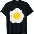 thumbnail image 1 of t-shirt Fried Egg Matching Couple Group Halloween Costume Men Women T-Shirt mens，black，women，funny，journey，Crew Neck, Short Sleeve,printing, 1 of 4