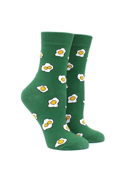 Fried Egg Pattern Socks from the Sock Panda (Adult Medium - Women's Shoe Sizes 5-10)